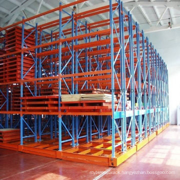 Heavy Duty Steel Electric Movable Pallet Shelf for Industrial Warehouse Storage